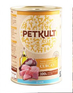 PETKULT dog KONZERVA Krůtí 400g JUNIOR-image