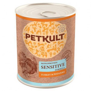 PETKULT dog KONZERVA SENSITIVE krůta s bramborem 800g-image