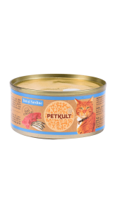 PETKULT cat KONZERVA Tuňák/Sardinky 80g-image